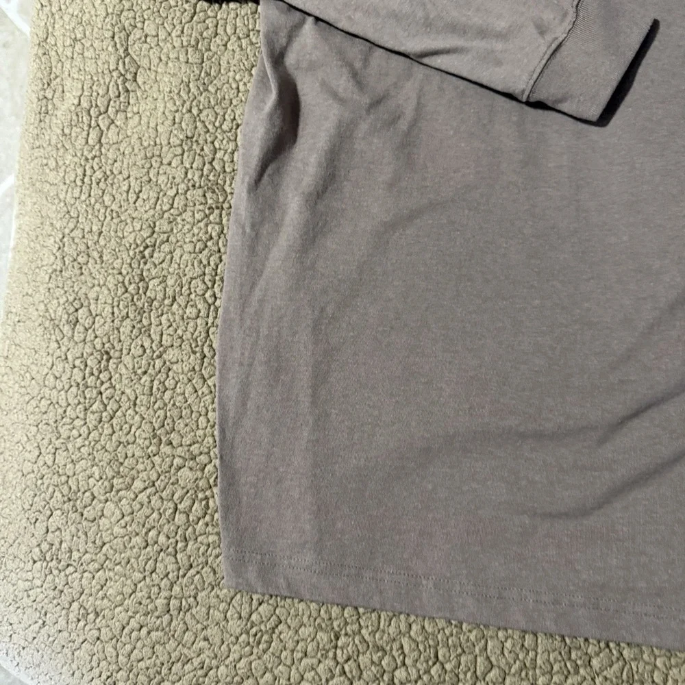Carhartt DEARBORN LOOSE LS LOGO T-SHIRT 2XLT - Tan Color Men's